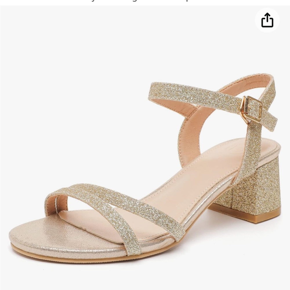 Women’s Gold Heels Size 8.5